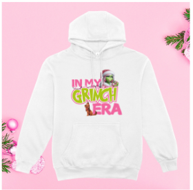 In my Grinch ERA Hoodie